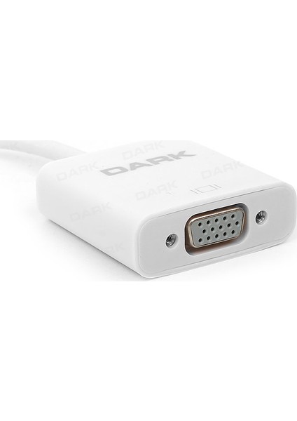 USB 3.1 Type-C' den VGA Full HD Dönüştürücü Adaptör (Alüminyum Kasa)(DK-AC-U31XVGA)