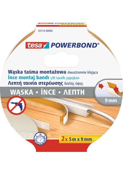 Köpük Montaj Bandı - Powerbond Slim 2adt 5m 9mm fiyatları