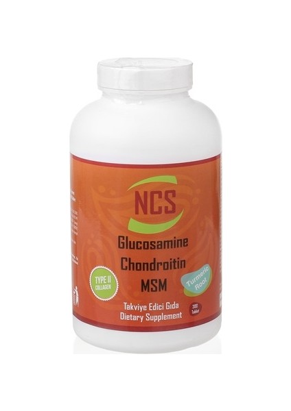 Glucosamine Chondroitin MSM TYPE II Collagen Turmeric 300 Tablet