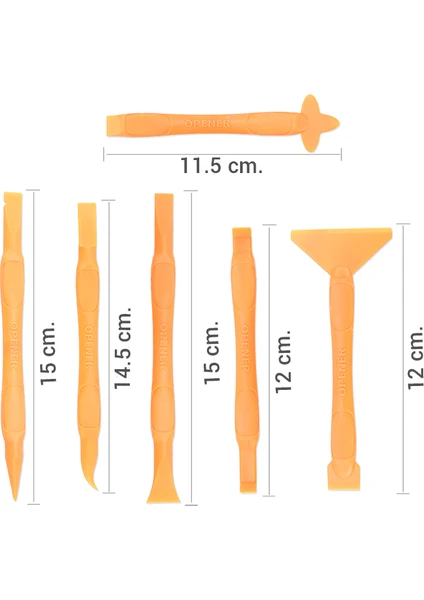 Jm-Op16 Fiber Açma Aletleri 6 Parça Set