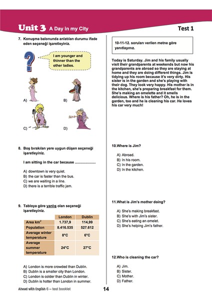 6 Sınıf Ahead With English Test Booklet (25)