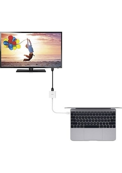 USB-C50 1080P USB3.1 Type-C (Dp) To HDMI F Adaptör