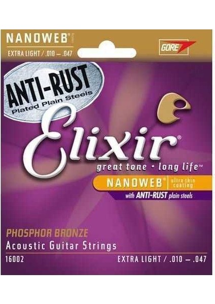 Nanoweb Phosphor Bronze Akustik Gitar Teli (10-47)