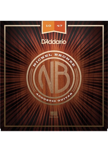 NB1047 Nikel Bronz Akustik Gitar Teli (10-47)