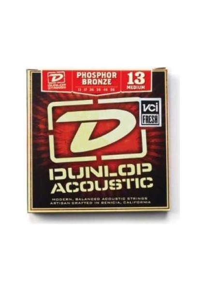 Jim Dunlop DAP1356 Phosphor Bronze Akustik Gitar Teli (13-56)