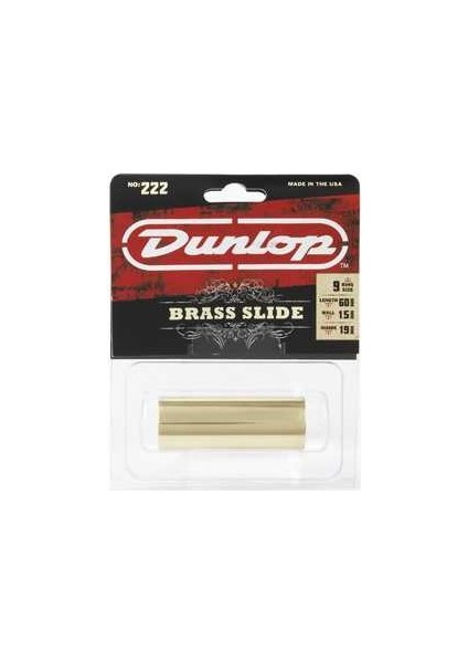 222 Brass Medium Slide