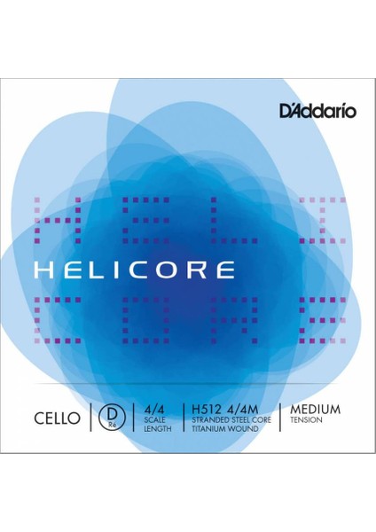 H512 4/4M Helicore D Çello Teli (Re)