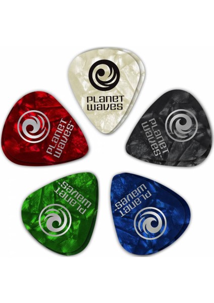 Planet Waves Assorted Pearl Celluloid 25li Paket Pena (Light)