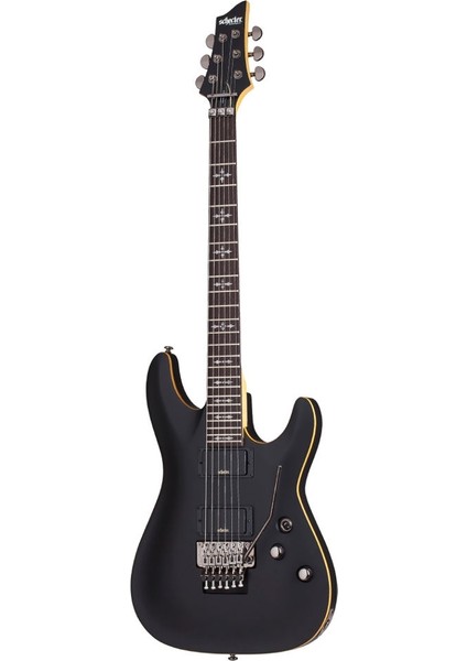 Demon-6 FR SBK Elektro Gitar (Aged Black Satin)