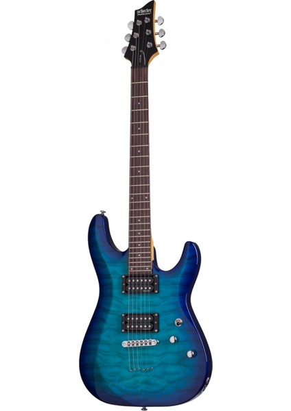 C-6 Plus Elektro Gitar (Ocean Blue Burst)