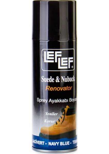 Nuri Leflef Süet Nubuk Boyası Sprey 200 ml Lacivert