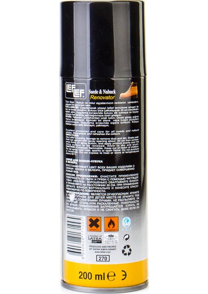 Nuri Leflef Süet Nubuk Boyası Sprey 200 ml