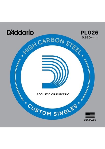 PL026 Tek Elektro Gitar Teli (26)