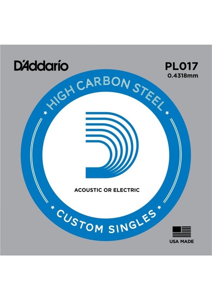 PL017 Tek Elektro Gitar Teli (17)