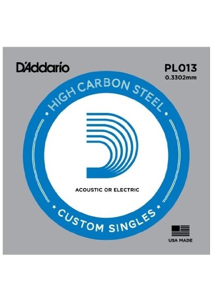 PL013 Tek Elektro Gitar Teli (13)