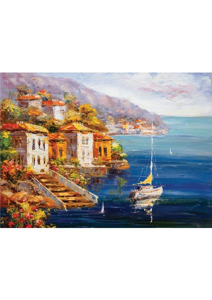 Keskin Color 1000 Parça Puzzle Sahilde Yelkenli 260385