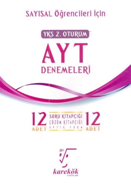 AYT 12 Sayısal Deneme