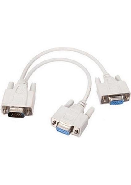 Vga Y Splitter Çoklayıcı Switch Kablosu