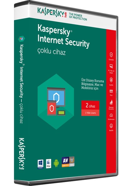 Internet Security MD 2C 1 Yıl (KIS2 2017)