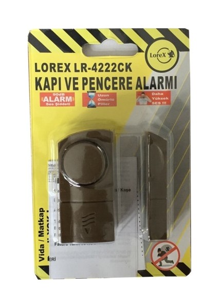 LR-4222CK Kapı Pencere Alarmı - Kahverengi