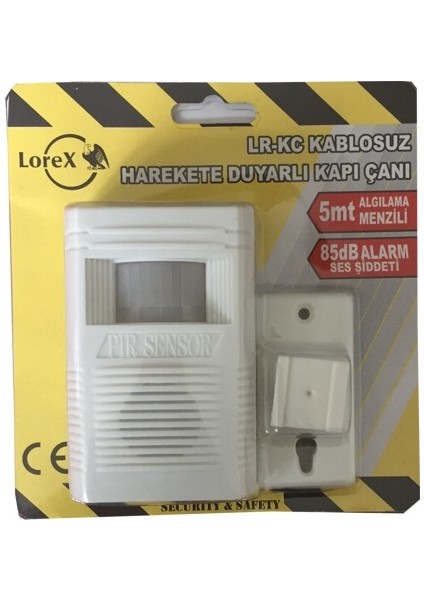 LR-KC Kablosuz Alarm & Kapı Çanı