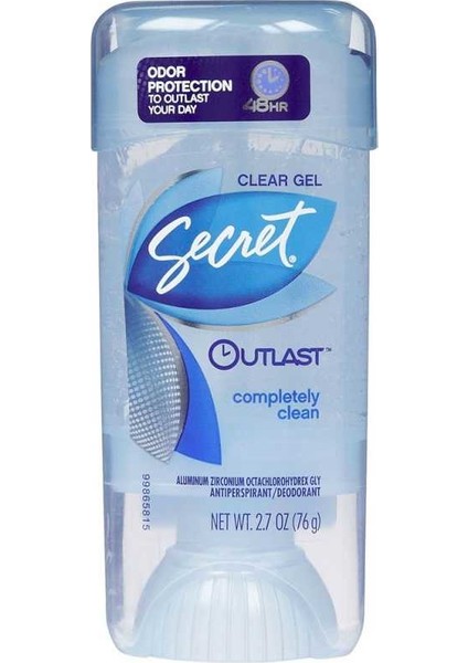 Outlast Completely Clean Antiperspirant Deodorant Jel 76GR