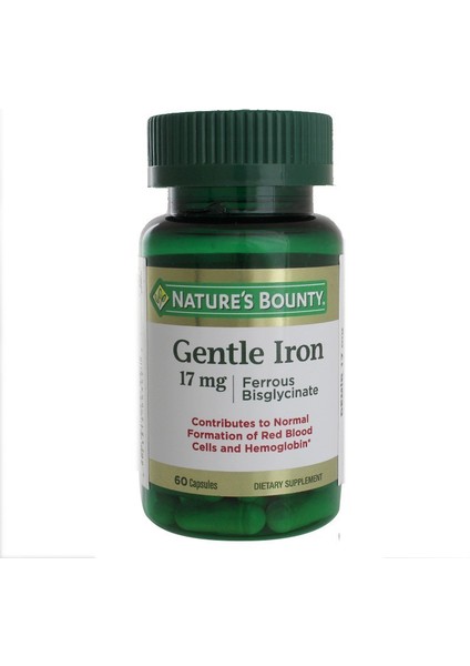 Gentle Iron 17 mg 60 Kapsül