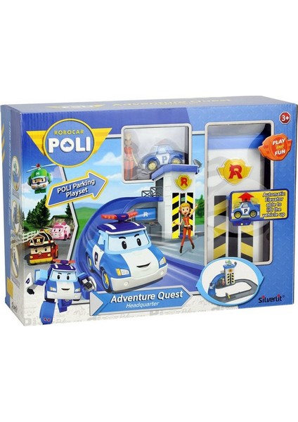Silverlit Robocar Poli Macera İstasyonu Oyun Seti