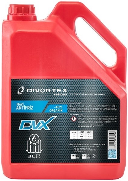 -40° Organik Mavi Antifriz 3 Lt.