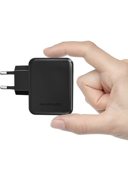 Duvar Şarj Cihazı 2xUSB - 4800 mA - Siyah