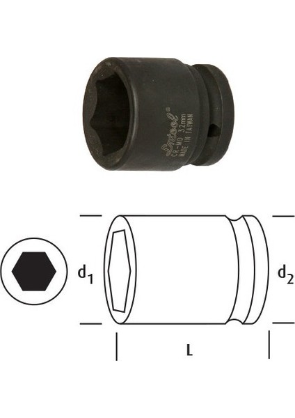 1'' Lokma 29 mm