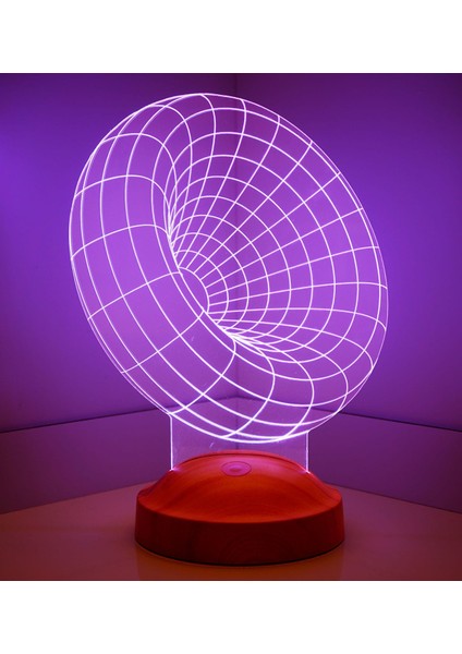 3 Boyutlu Boom LED Lamba