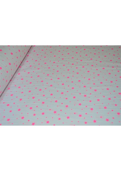 Minik Fosforlu Yıldızlar 5 Ayrı Renk %100 Pamuk Nevresimlik Poplin Kumaş