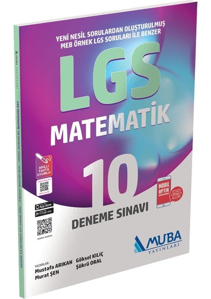 8. Sınıf LGS Matematik 10 Deneme Sınavı