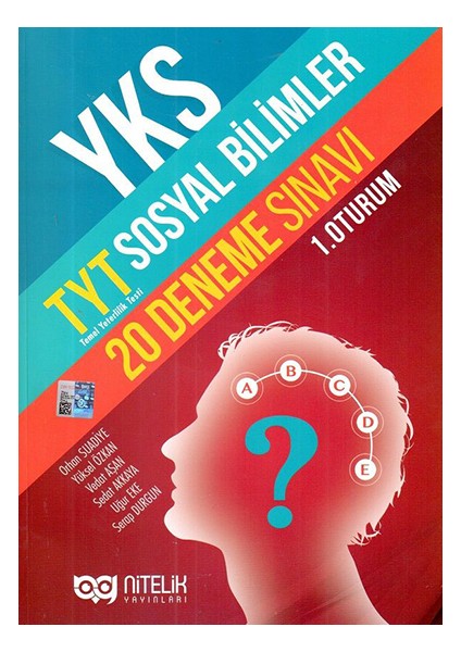 Nitelik Yayınları YKS TYT Sosyal Bilimler 20 Deneme Sınavı