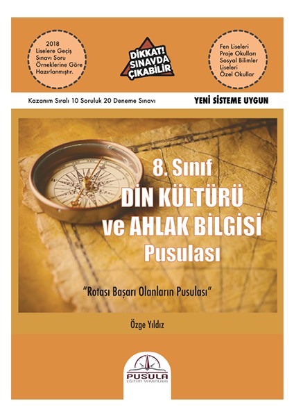 Pusula 8. Sınıf LGS Din Kültürü Ve Ahlak Bilgisi 20 Deneme