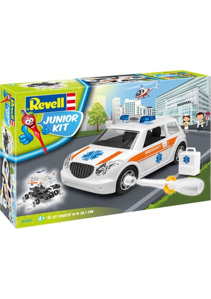 Maket 1:20 Junior Kit Rescue Car 00805