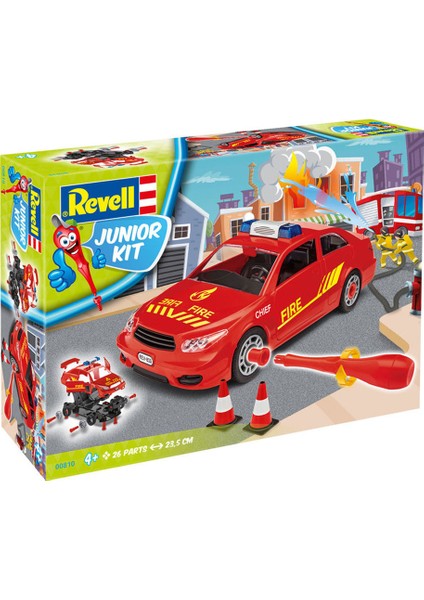 Maket 1:20 Junior Kit Fire Car 00810