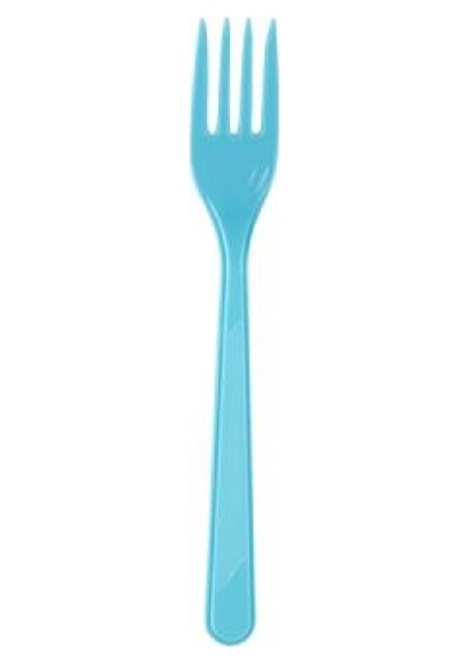 Mavi Plastik Çatal