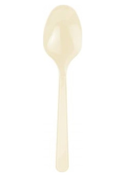 Krem Plastik Kaşık