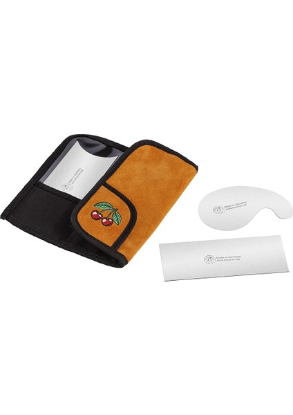 Two Cherries Ahşap Kazıyıcı Sistre Seti Deri Çantalı