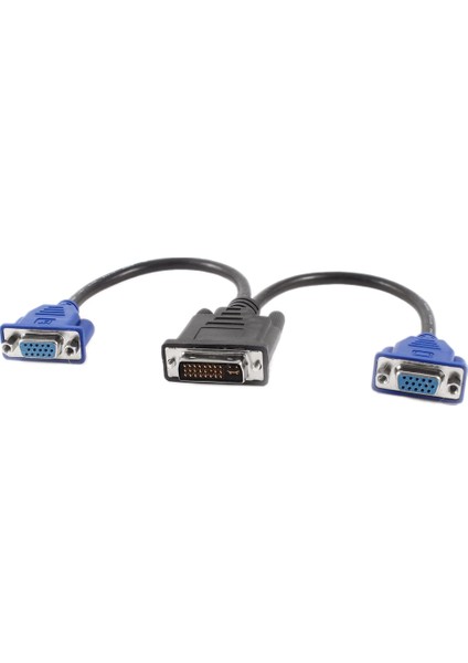 4966 Dvi-İ Vga Y Çoğaltıcı Çoklayıcı Switch Splitter Kablosu