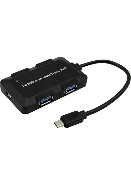 5106 Type C Usb 3.1 Usb 3.0 Hub Çoklayıcı Dönüştürücü Switch