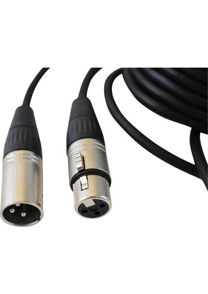 5034 Xlr 3 Pin Mikrofon Stüdyo Jack Ara Kablosu 10 Metre