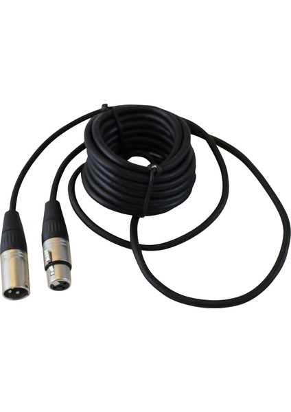 5034 Xlr 3 Pin Mikrofon Stüdyo Jack Ara Kablosu 10 Metre