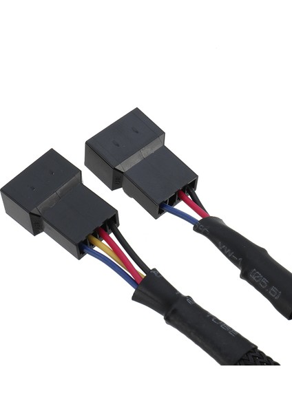 5025 Fan Çoklayıcı Y Pwm 4 Pin Splitter Çoklayıcı Switch Kablosu