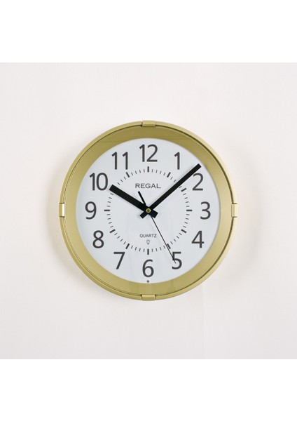 0225 Gwl Gece Işıklı, Sese Duyarlı Duvar Saati Yaldız