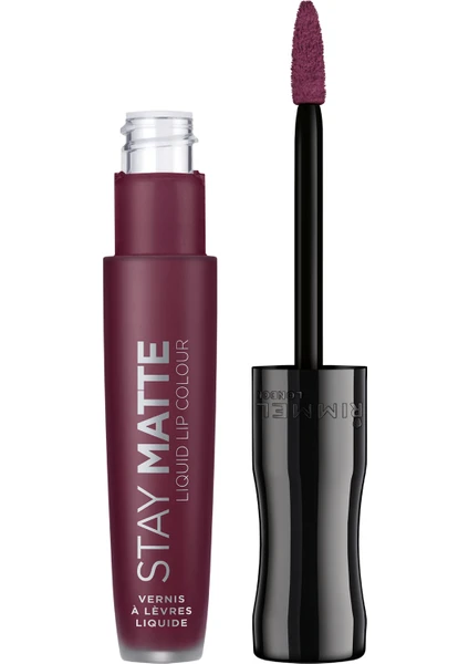 Rimmel London Stay Matte Liquid Likit Ruj Midnight