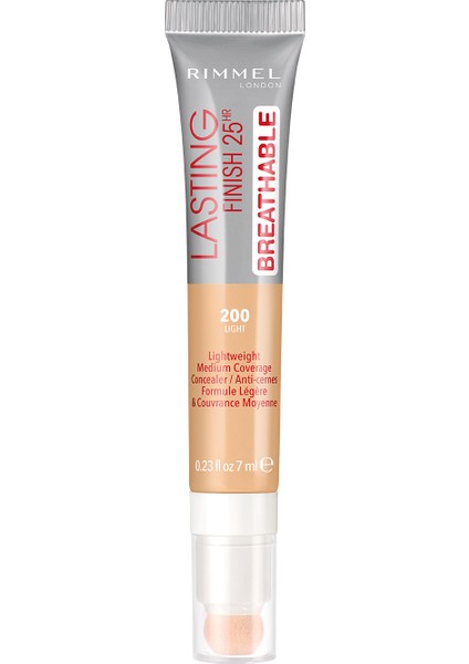 Lasting Finish 25HR Breathable Kapatıcı 200 Light
