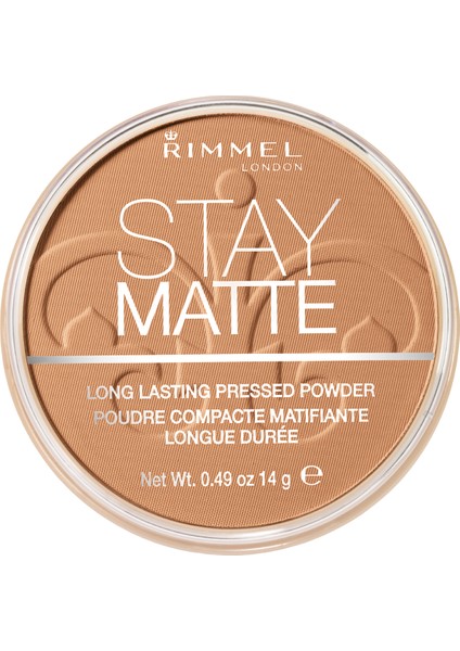 Rimmel London Stay Matte Pressed Pudra 030 - Caramel